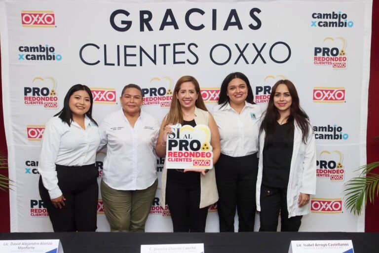 OXXO anuncia redondeo a favor de portomorelenses