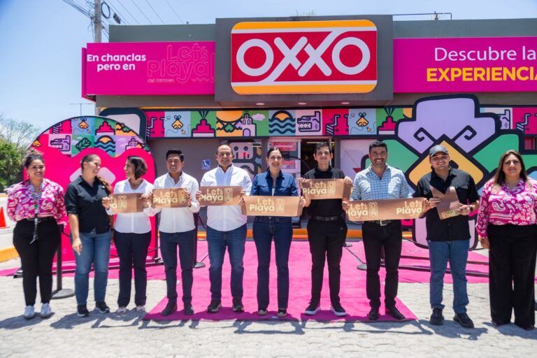 Gobierno de Playa del Carmen, liderado por Estefanía Mercado, y Oxxo, impulsan el orgullo playense con nueva imagen de ciudad