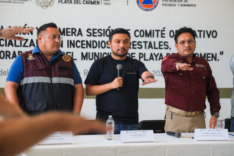 Gobierno de Playa del Carmen, preparado para la temporada de incendios forestales 2025