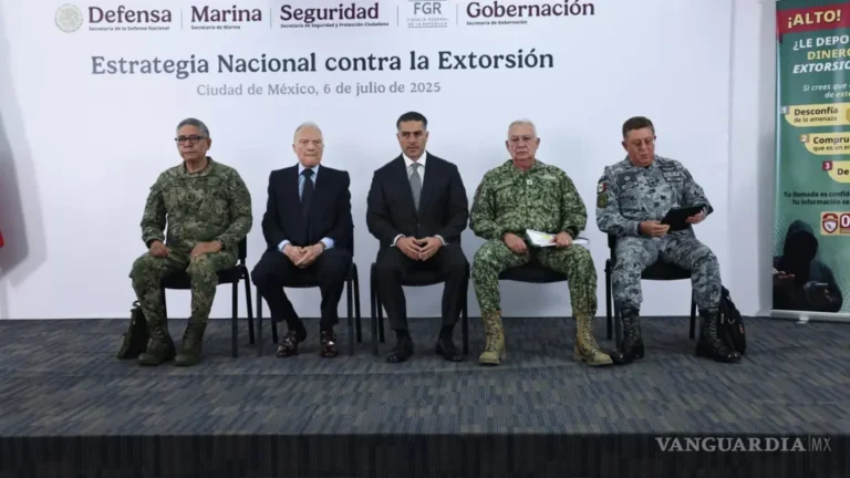 Anuncia Omar García Harfuch la Estrategia Nacional contra la Extorsión