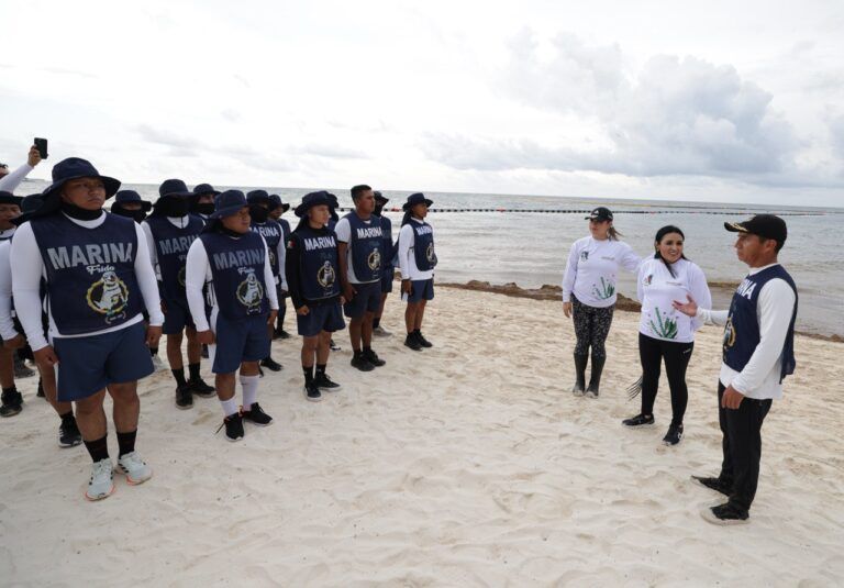 Saneamos nuestras playas, continúa estrecha colaboración frente a sargazo: Blanca Merari