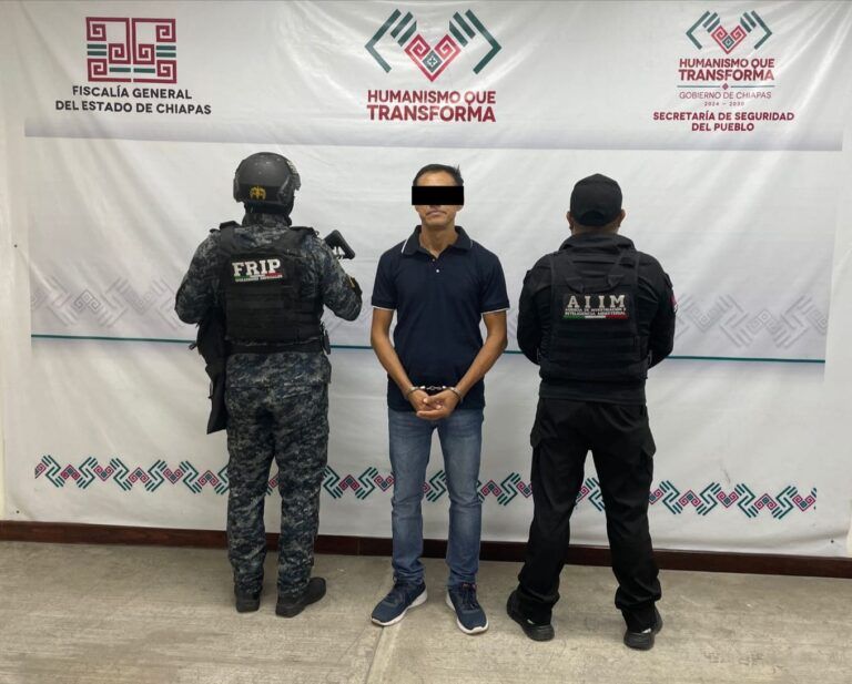 Funcionario de Fiscalía de Quintana Roo es detenido por pederastia agravada en Chiapas
