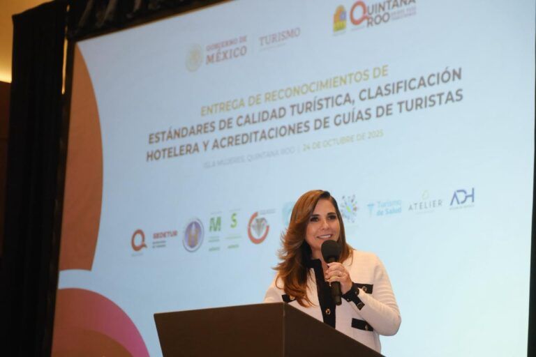 Mara Lezama entrega reconocimientos de estándares de Calidad Turística