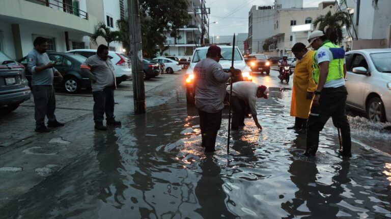 Gobierno de Playa del Carmen da respuesta inmediata a las lluvias