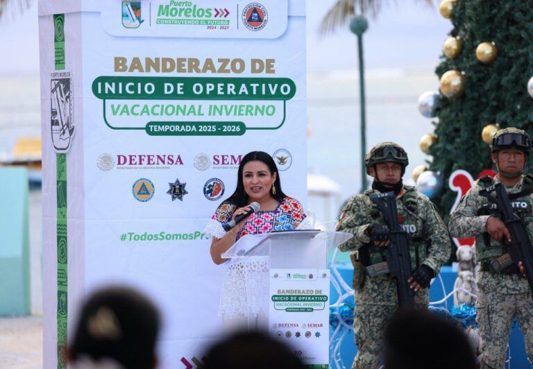 Blanca Merari da el banderazo al Operativo Vacacional de Invierno Temporada 2025-2026
